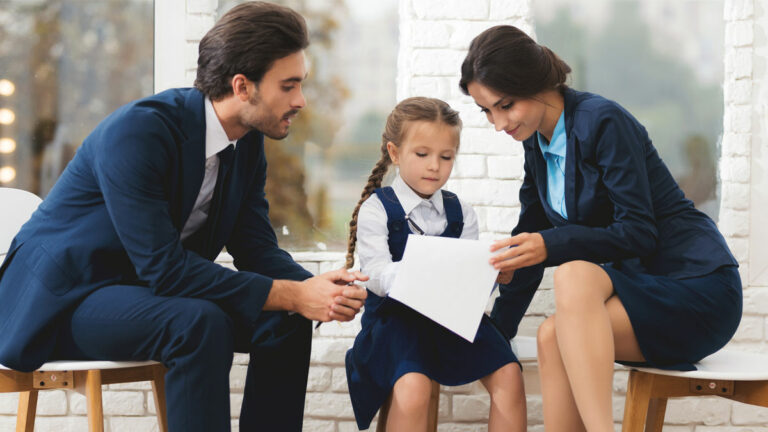 Family law attorney assisting client in Durban